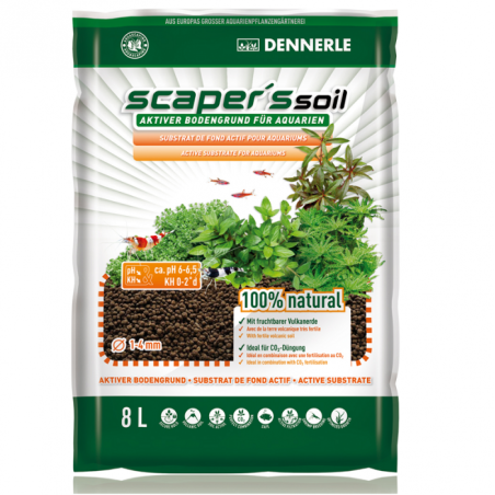 Sol fertil Dennerle Scapers Soil 1-4 mm 8 l