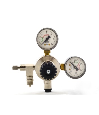 Reductor CO2 cu reglaj fin, 2 manometre