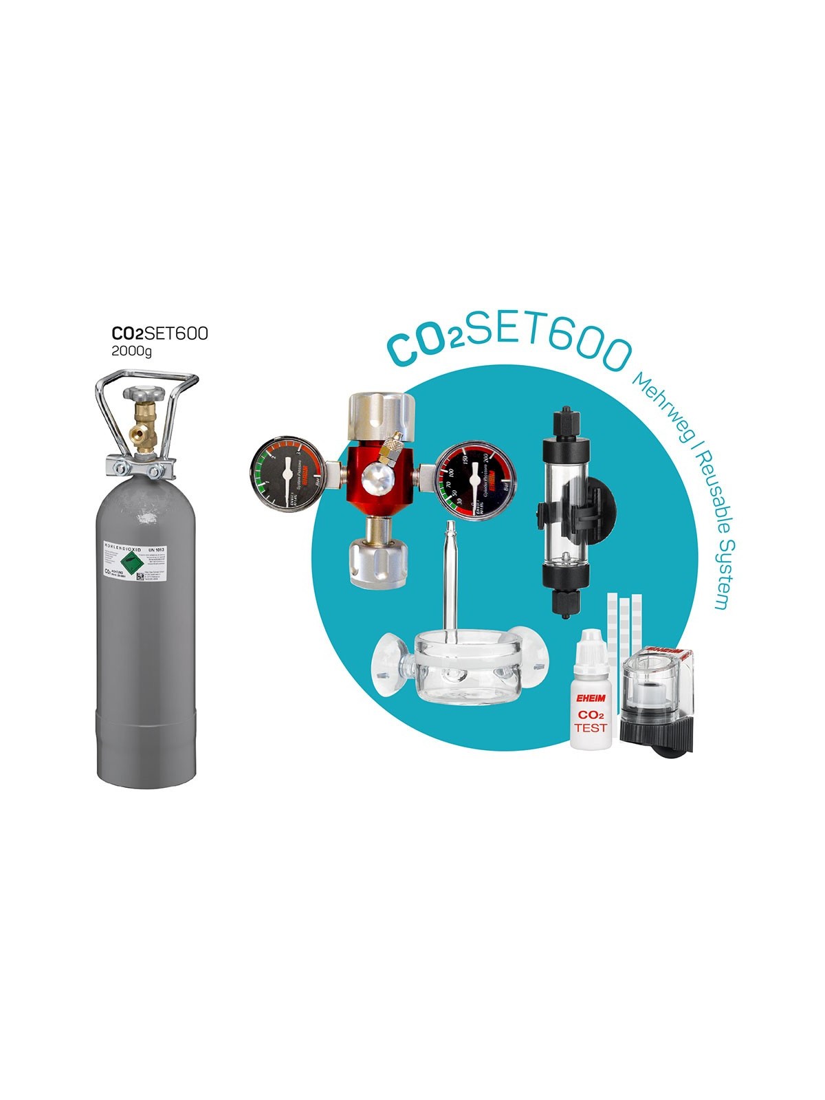 Sistem CO2 Eheim SET600 cu butelie reincarcabila 2KG