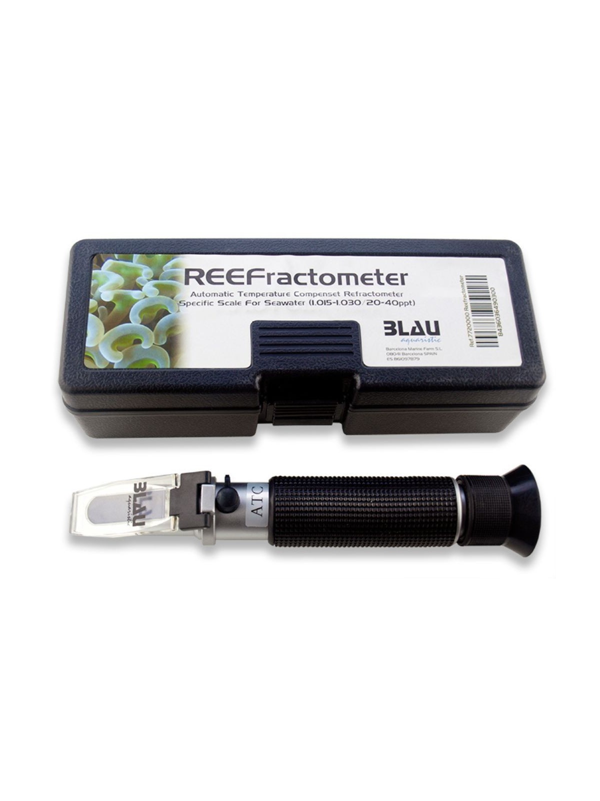 Refractometru pentru apa sarata ATC Blau