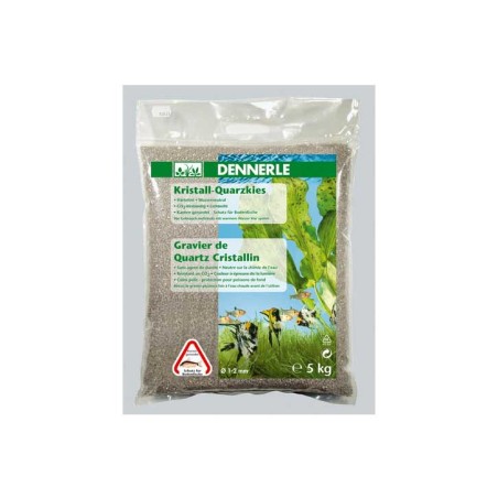 Nisip Dennerle Crystal Quartz Gravel natural white 5 kg